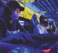 Gamers at Japan's First Dedicated e-Sports gaming Hotel