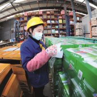 Chinese Warehouse worker