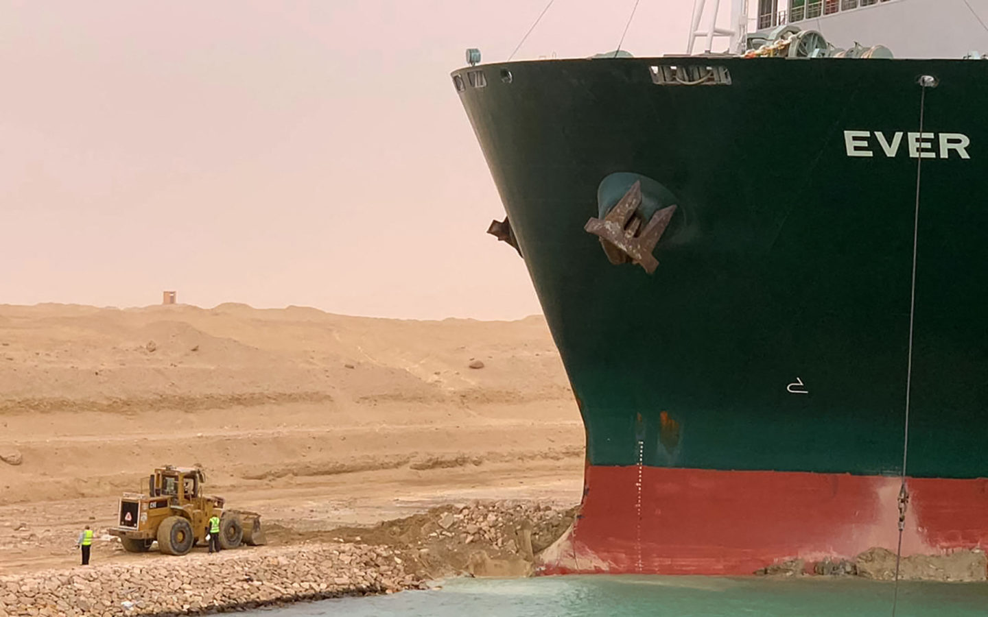 Globalization, Suez Canal Remains Blocked By Grounded Container Ship