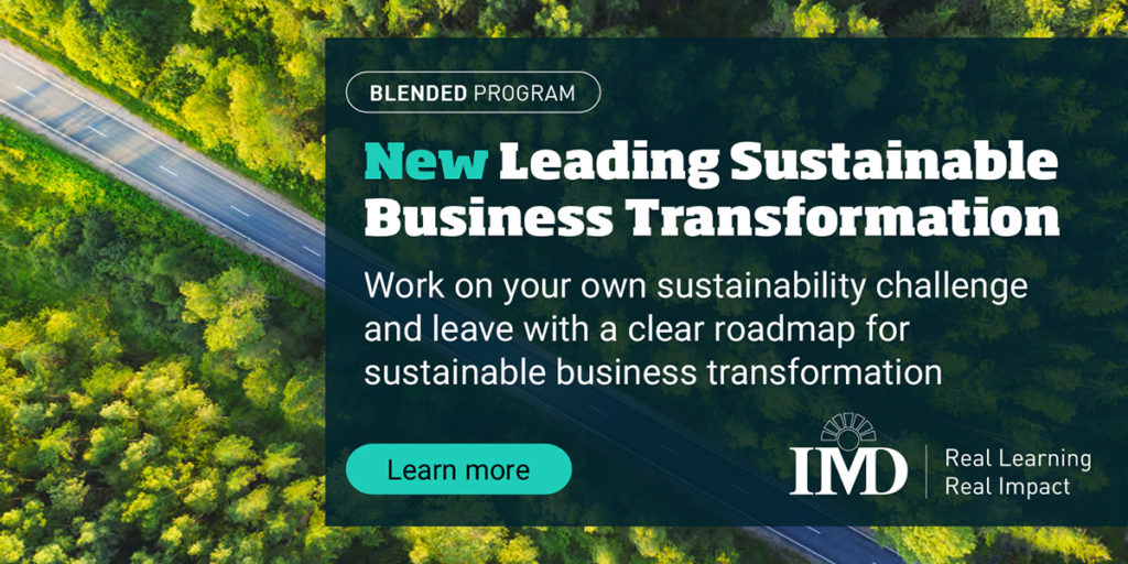 Leading Sustainable Business Transformation
