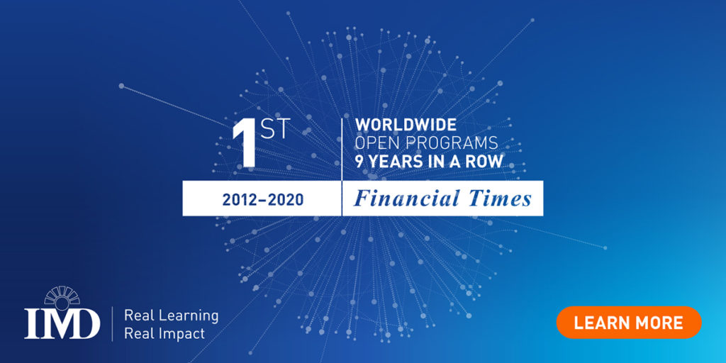 IMD business school rankings