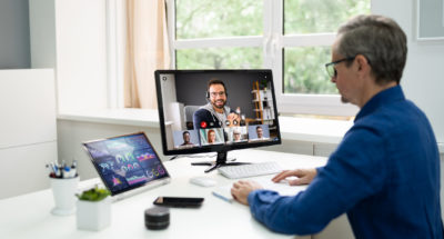 Online Video Conference Webinar Meeting Telework When managing change in the virtual world, less is definitely more