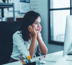 Women are tired of work.