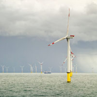 parc éolien Orsted Offshore Borkum Riffgrund 2 en mer du Nord allemande près d’Emden