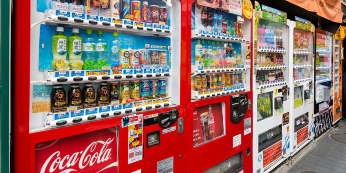 Coca Cola vending machines