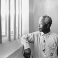 Mandela behind bars