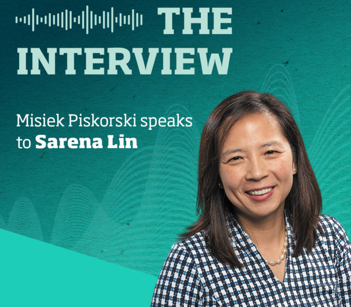 Sarena Lin, CTTO at Bayer, speaks with Misiek Piskorski about digital transformation and leadership