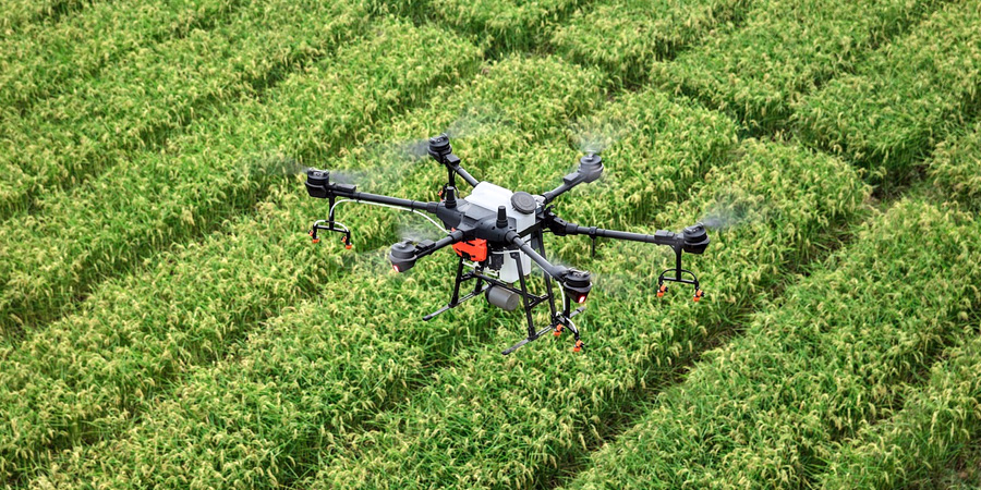 Drone agricultural farmer
