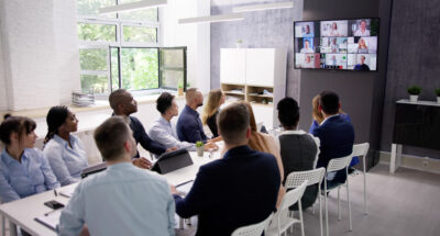 Hybrid meeting remote work and workforce productivity
