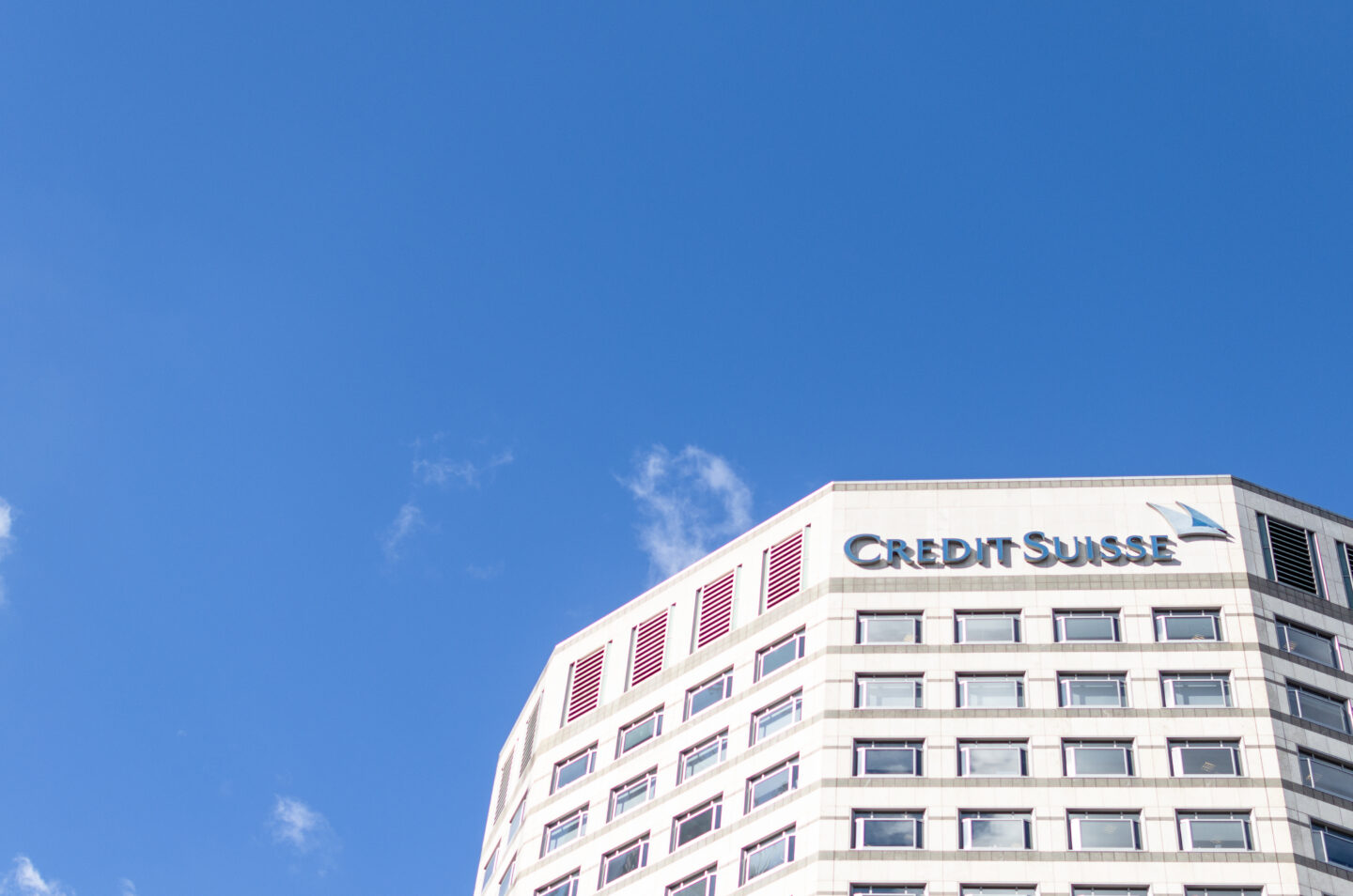 Credit Suisse signage