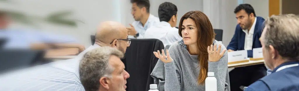 20220721-MBA-TopBannerSchedule-1440x440-MH - IMD Business School Faculty Session "Ambidextrous leaders" stream by Rick Roi, taught by Mark Greeven, on the second day of the OWP days on June 28, 2022 at IMD Campus in Lausanne, Switzerland. (Mark Henley/IMD) - IMD Business School