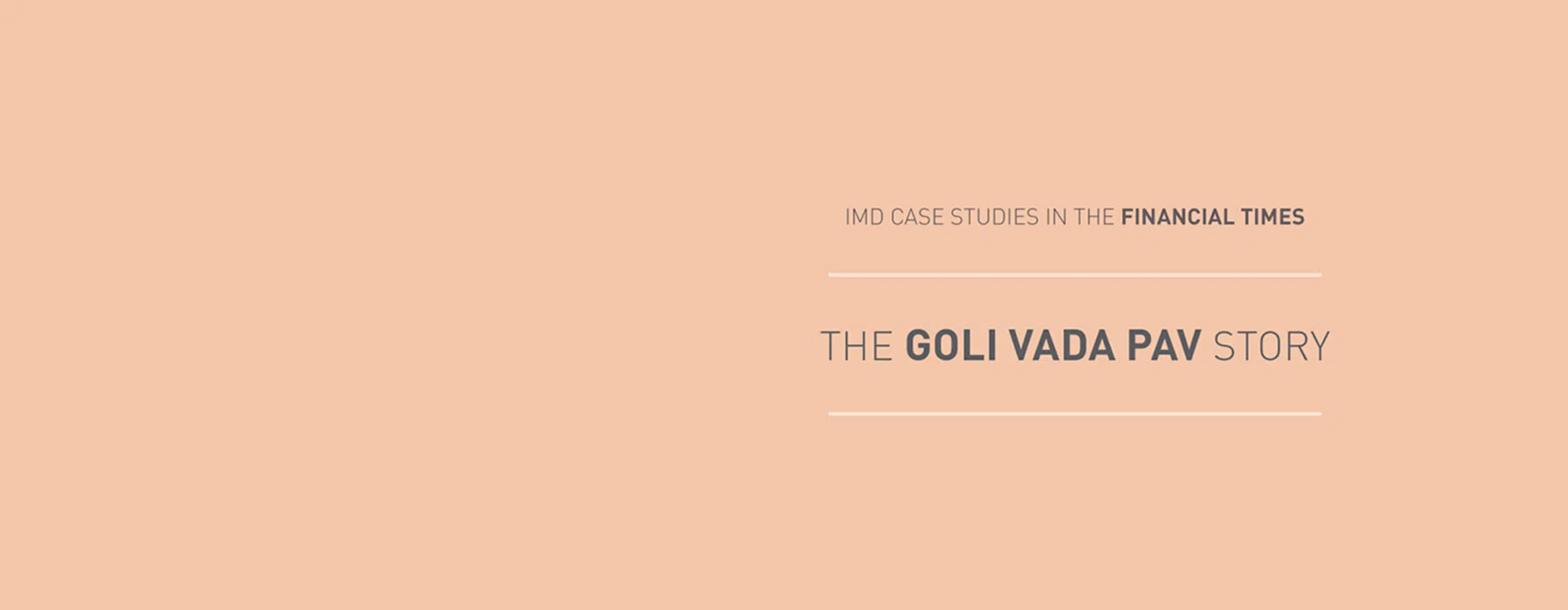 - IMD Business School