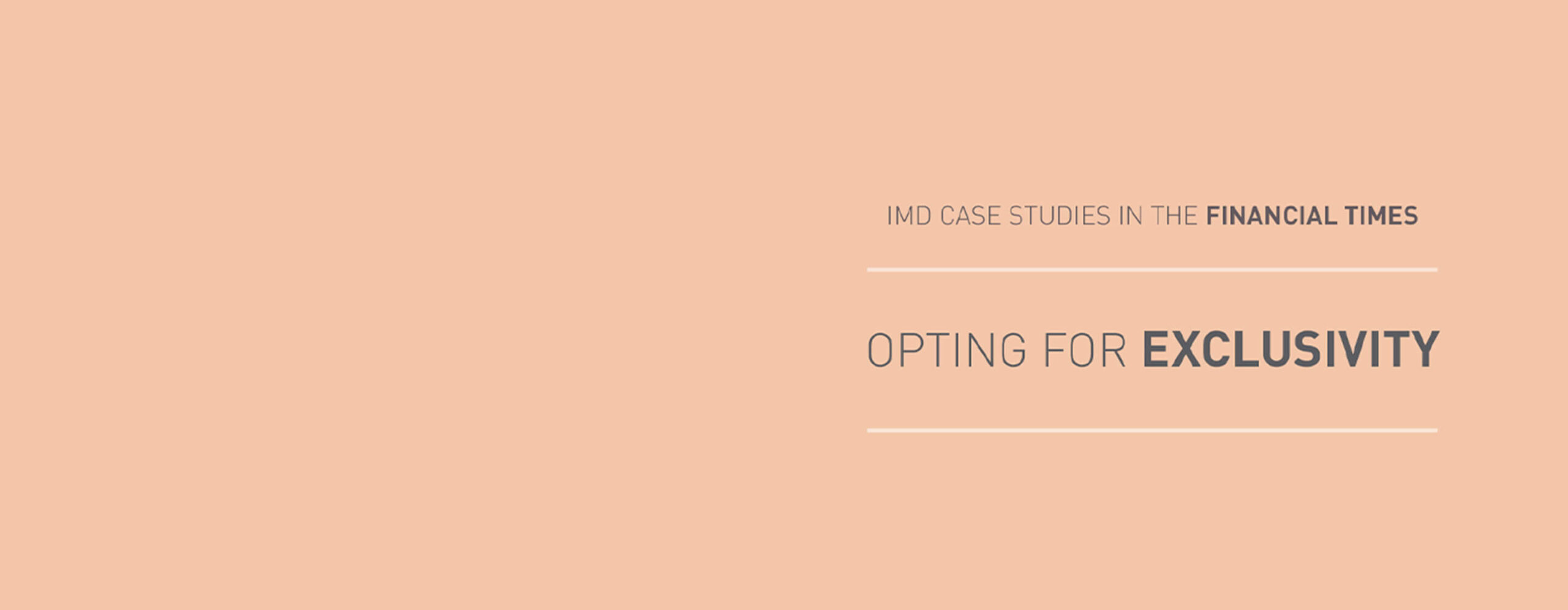 - IMD Business School