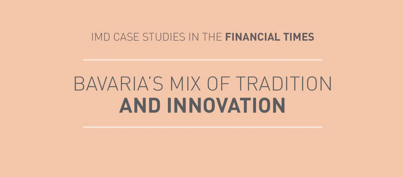 Bavaria's mix of tradition and innovation