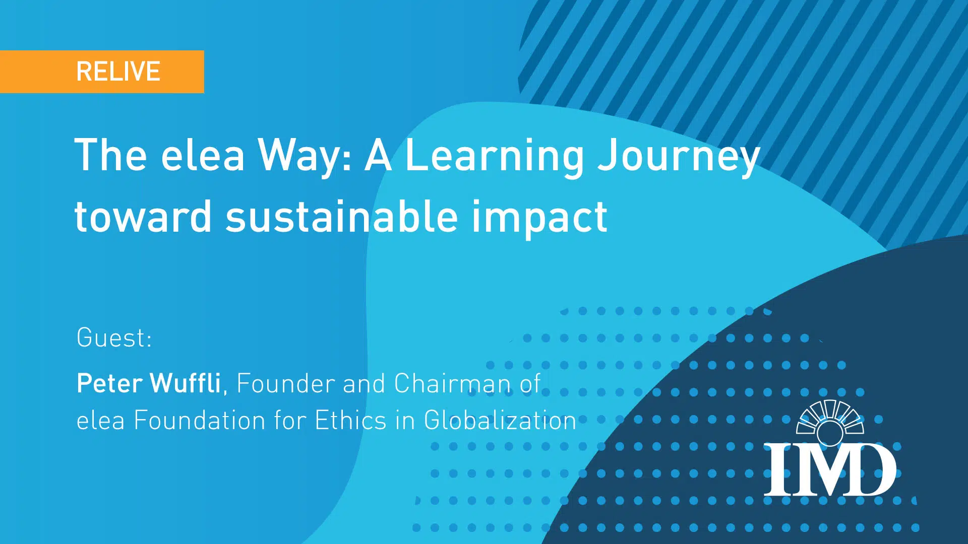 The elea Way: a learning journey toward sustainable impact