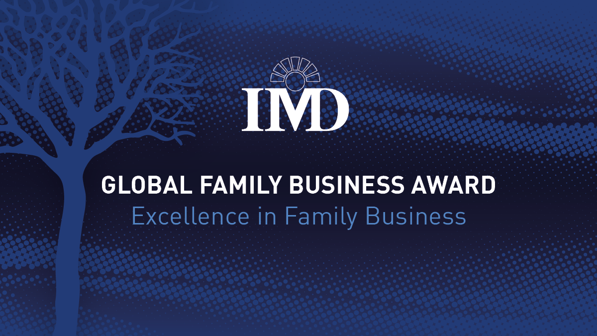 IMD launches call for nominations for 2022 IMD Global Family Business Award