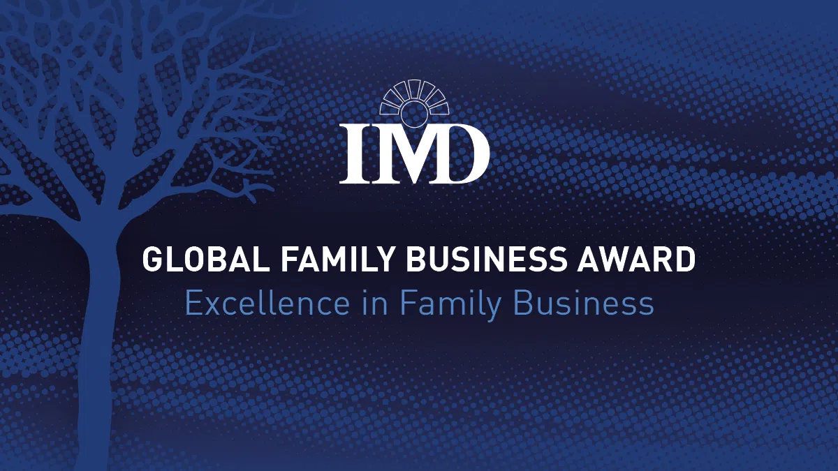 IMD launches call for nominations for 2022 IMD Global Family Business Award - IMD Business School