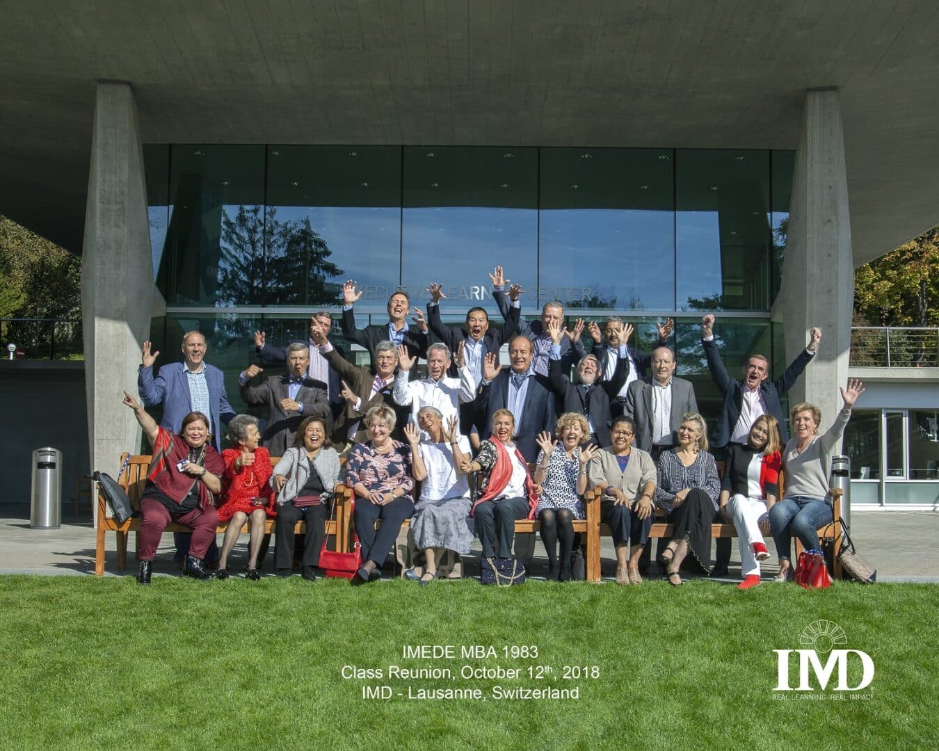 IMEDE 1983 class photo 2 - IMD Business School - IMD Business School