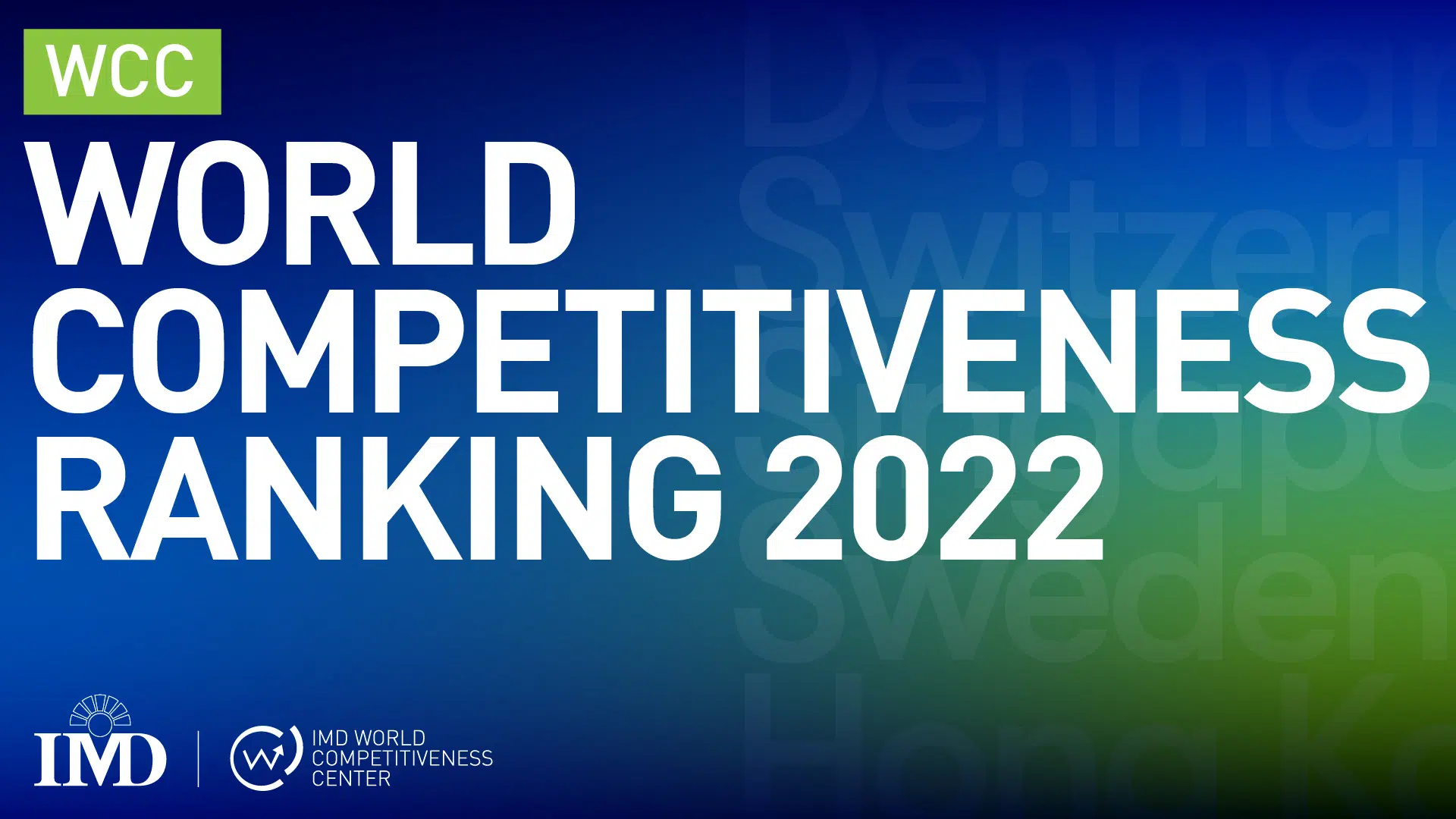 Le Danemark prend la tête du classement 2022 de la compétitivité et détrône la Suisse - IMD Business School