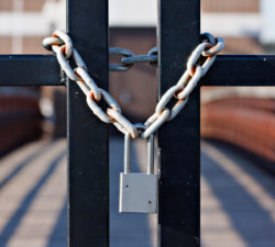 Locked door