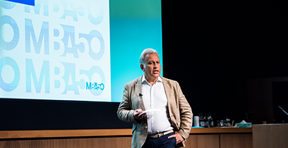Sessions on stress, sustainability and a 'Smoke on the Water’ performance mark 50 years of IMD’s MBA program