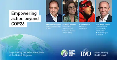 How business can be a force for good on climate change - IMD Business School