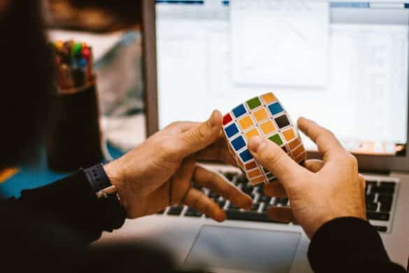 Rubiks cube being solved - IMD Business School