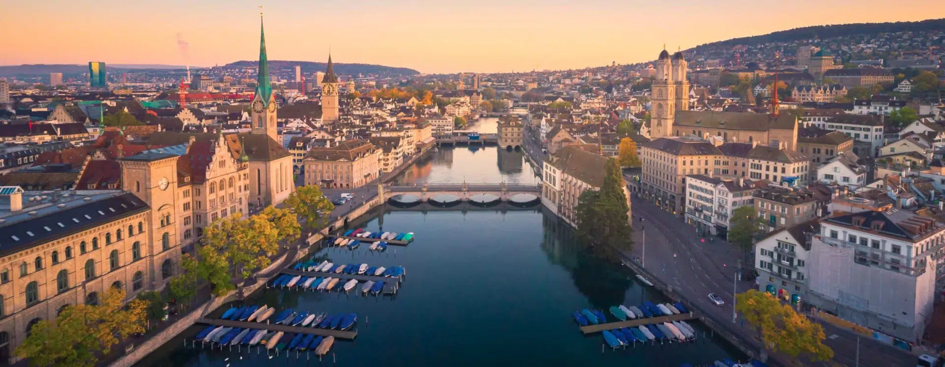 Scenic view of Zurich Switzerland - IMD Business School