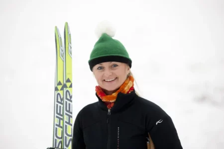 Ann Christen Andersen IMD EMBA skiing