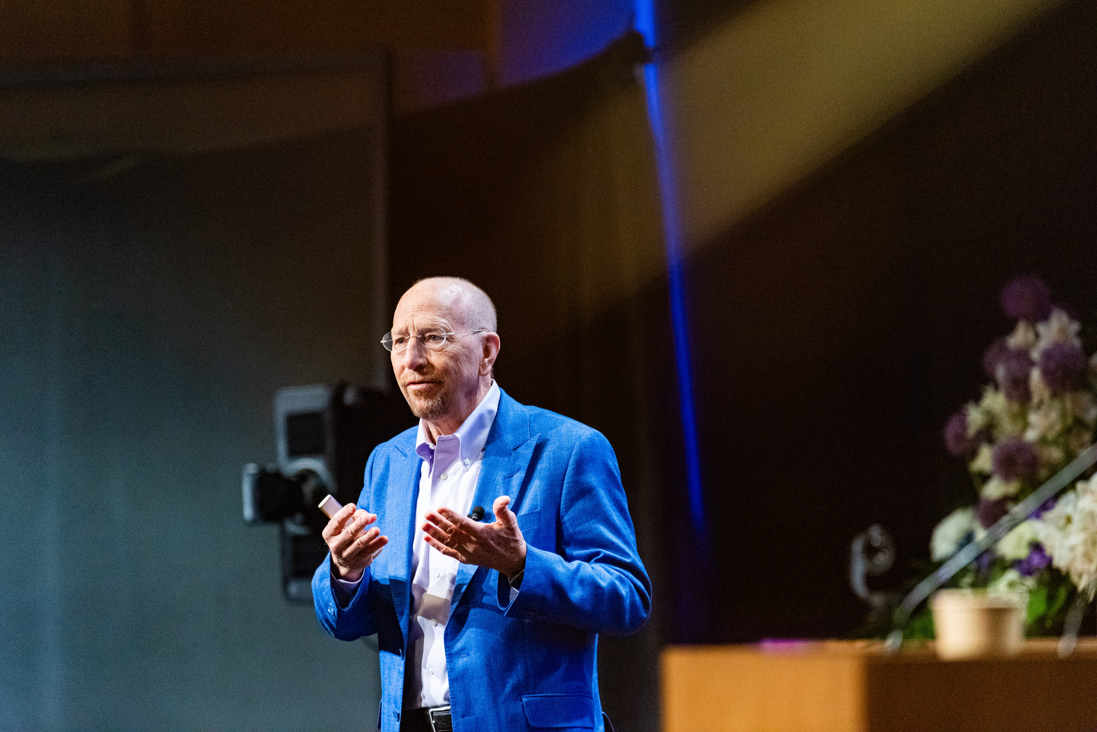 OWP 2023 Welcome Session,  keynnote speaker Richard Baldwin. Photo: ©Mark Henley/IMD - IMD Business School