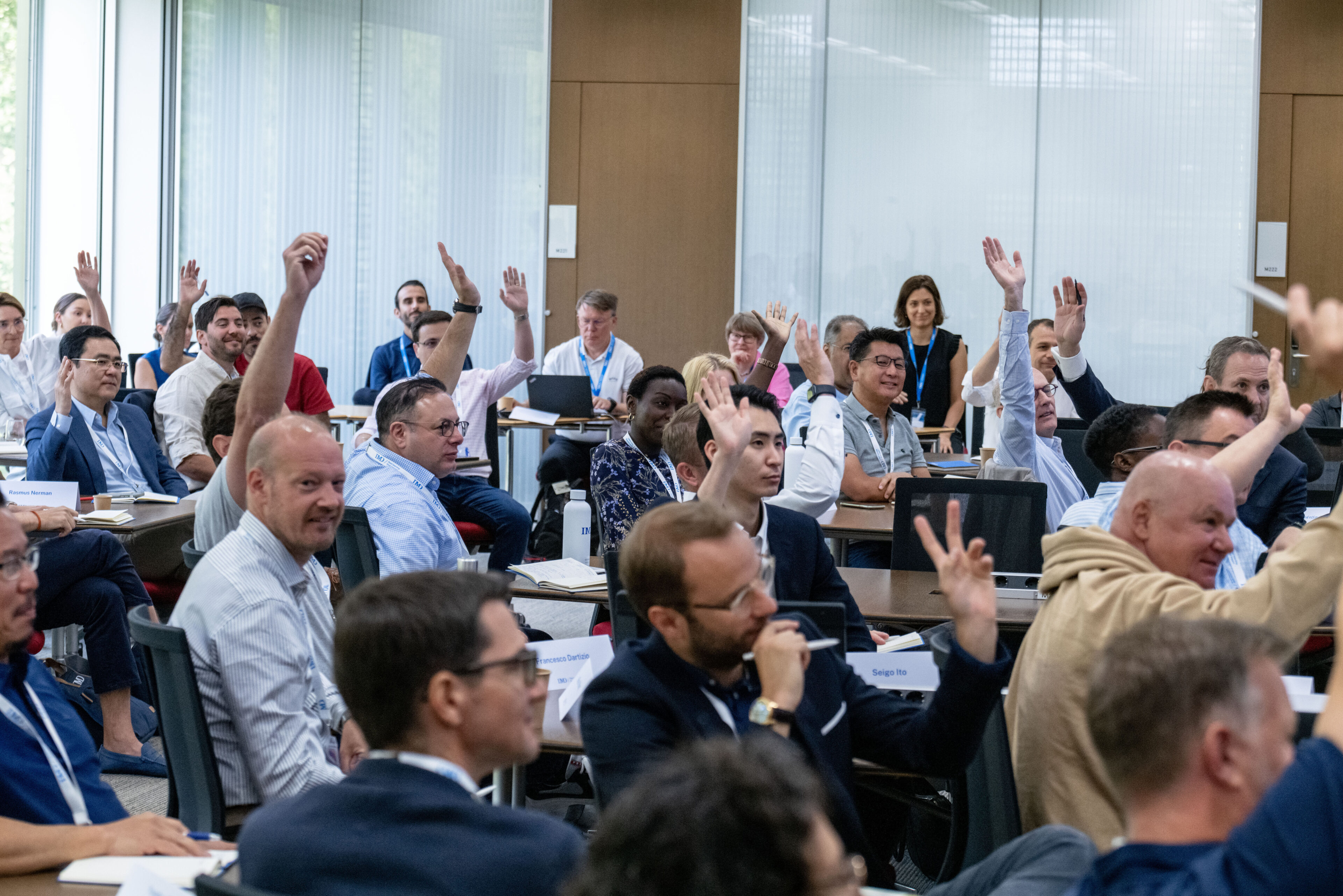 Lausanne, 28.06.23 OWP 2023 - IMD - Dear AI with Michael Yaziji. © Olivier Vogelsang - IMD Business School