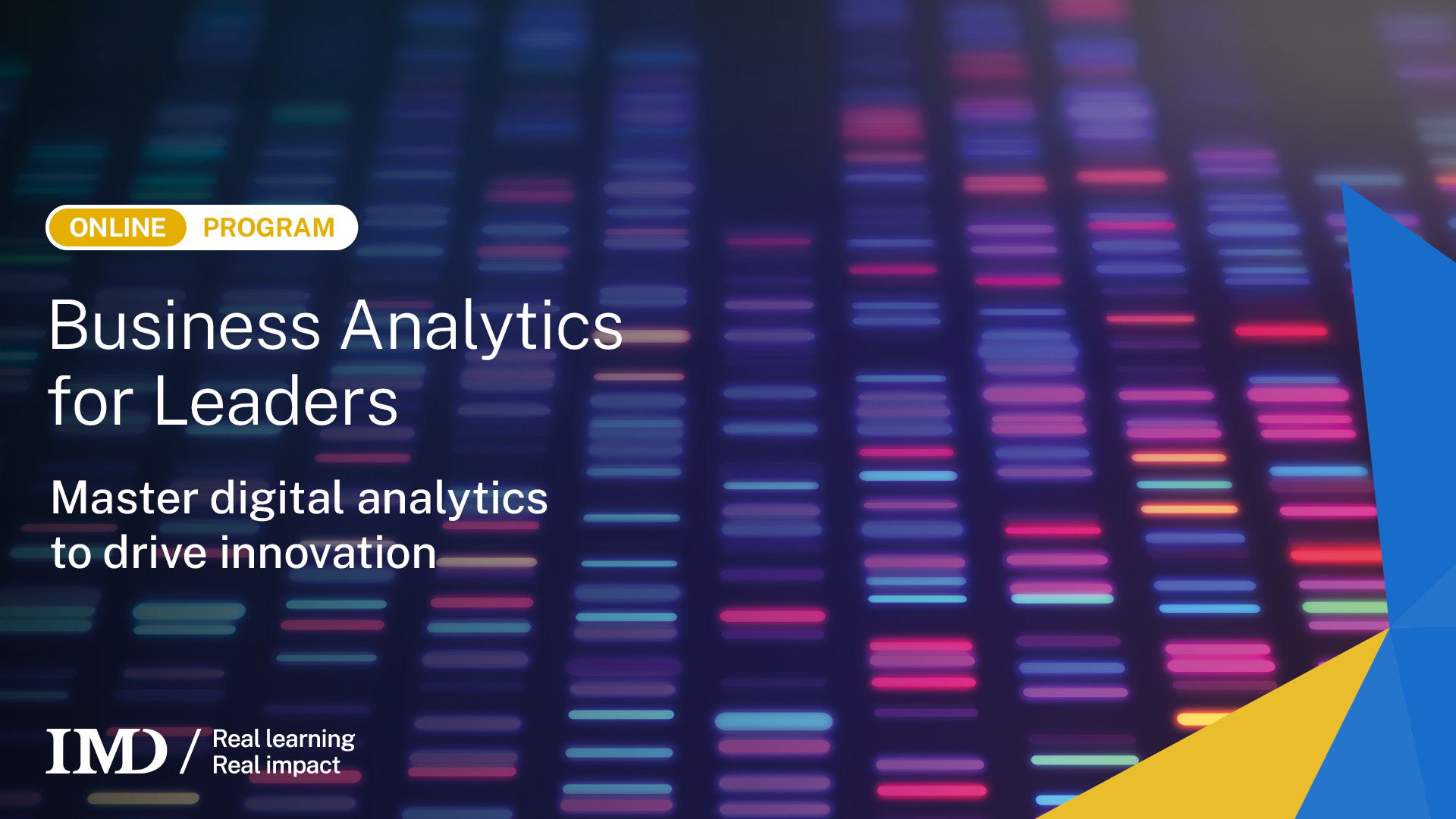 Business Analytics Online Course - Big Data for Leaders