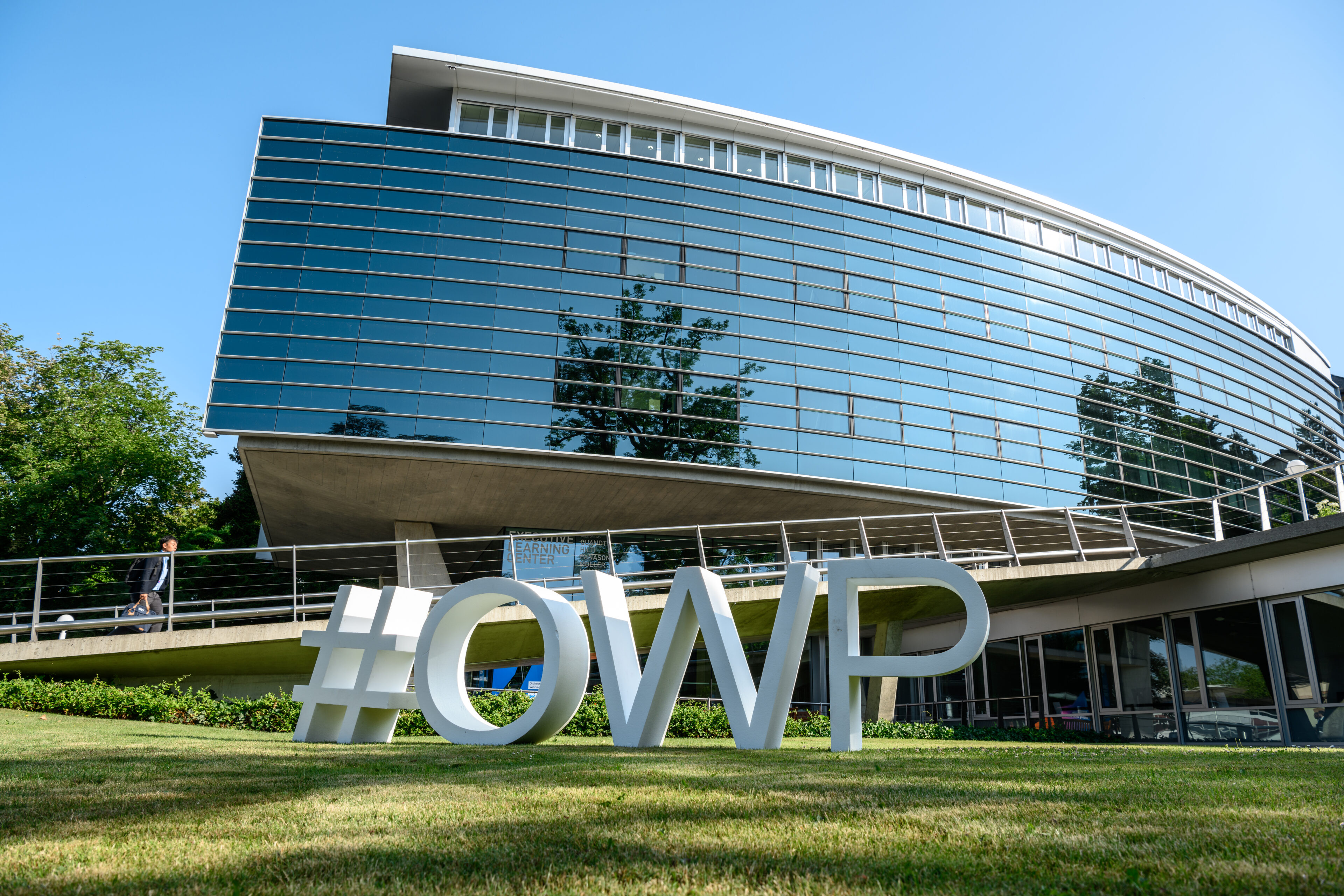 OWP Signage at IMD Lausanne campus - IMD Business School