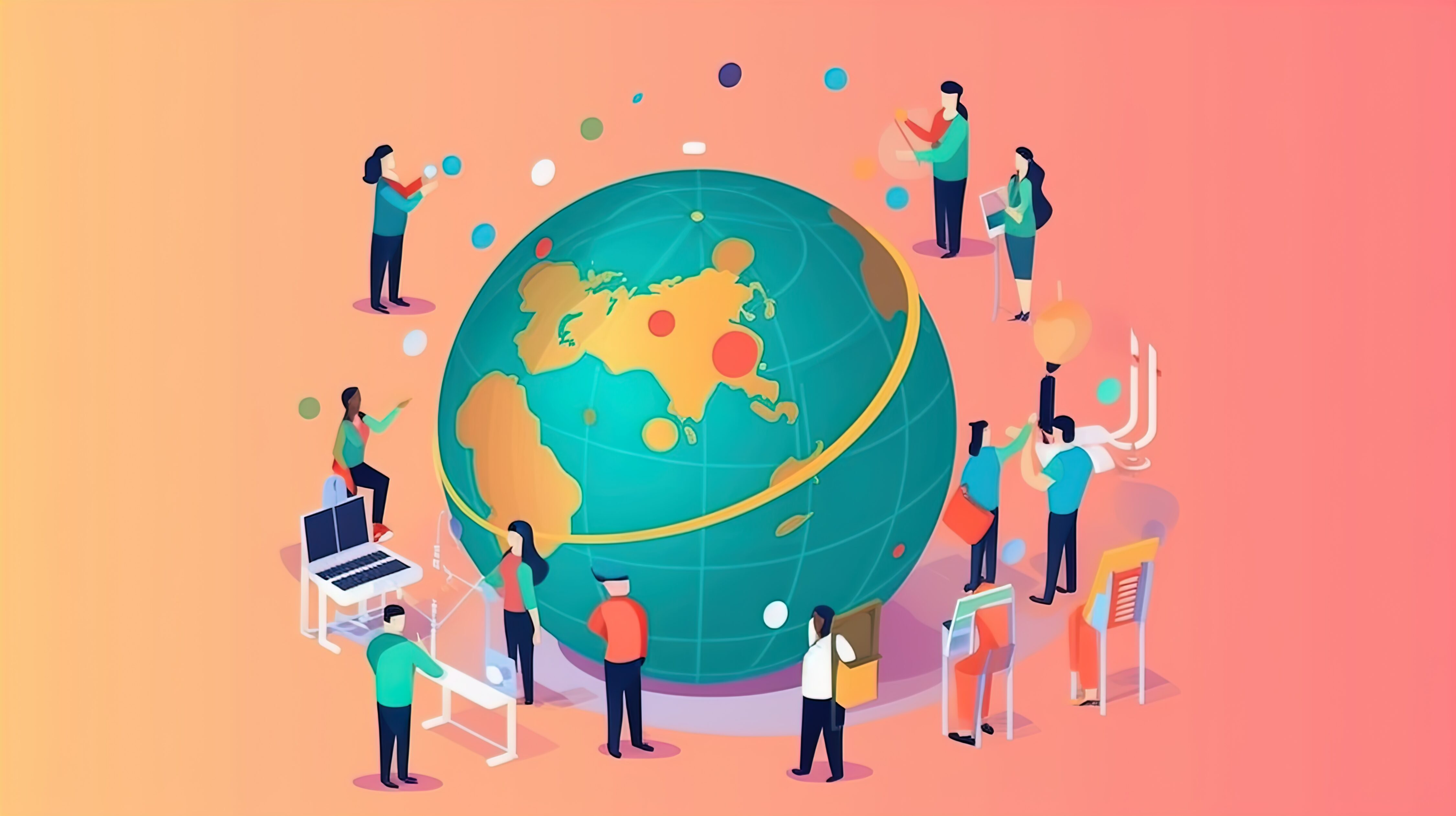 Bridging the Digital Divide World Telecommunication and Information Society Day Concept in 8K created with generative AI technology