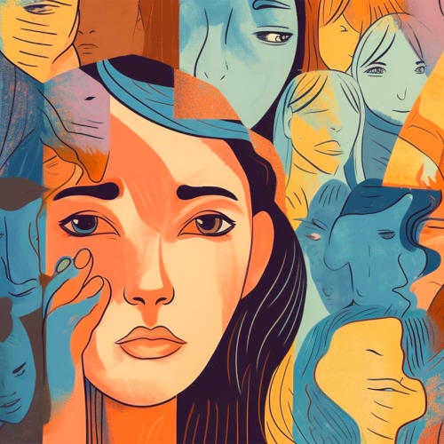 Art therapy for healing trauma from bullying and harassment Using collage techniques to express emotions Developing psychological defense mechanisms through artistic creation A safe space for people