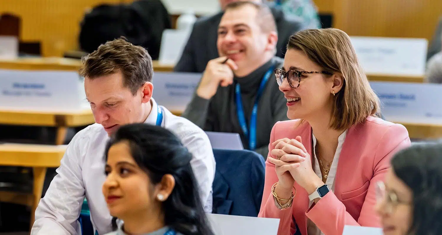 IMD EMBA students in classroom - IMD Business School
