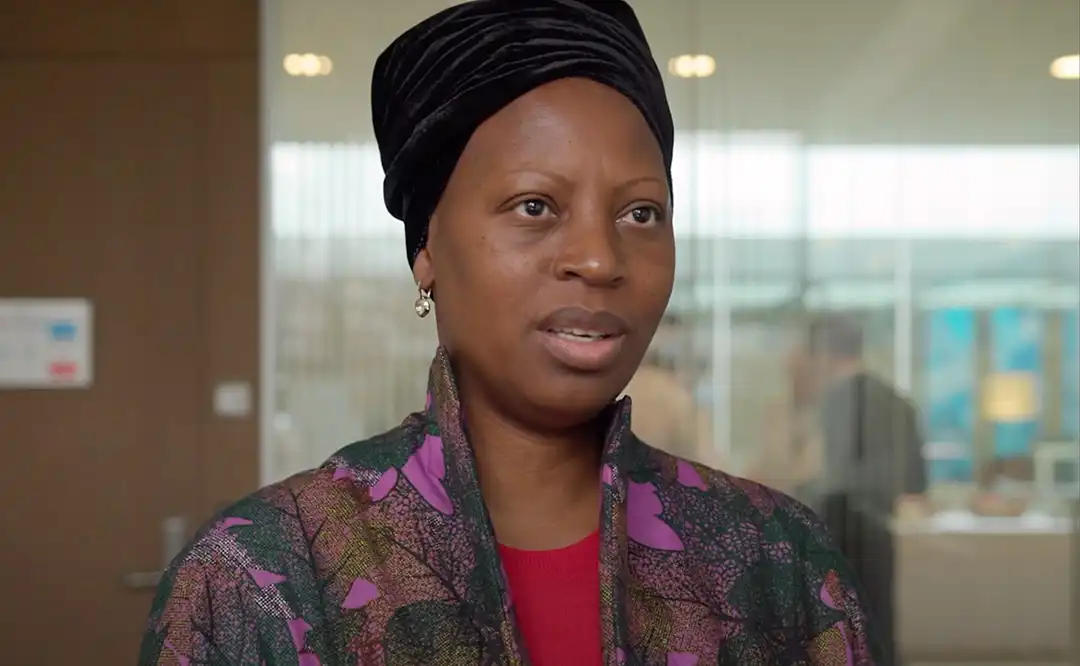 IMD EMBA studnet interview participant on campus - IMD Business School