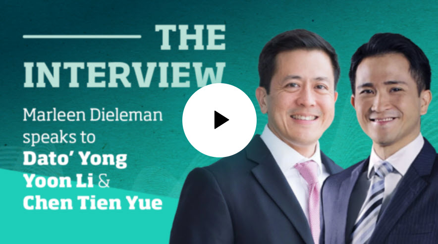 Marleen with Dato Young Li and Chen Yue - IMD Business School