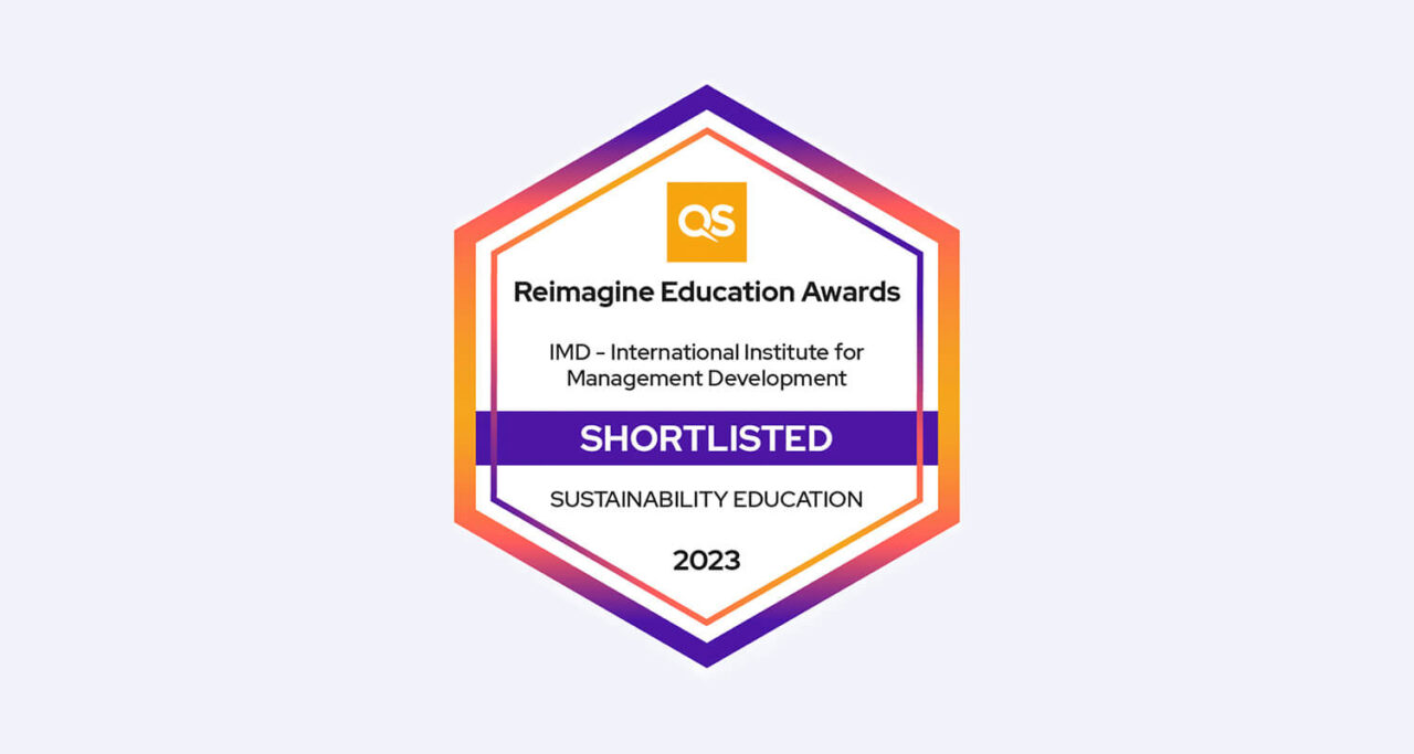 QS Reimagine Education Award - IMD Business School