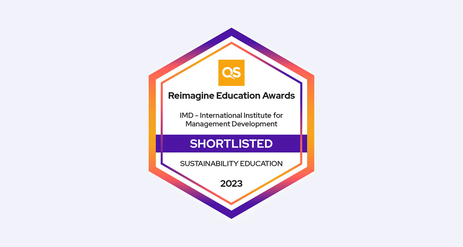 QS Reimagine Education Award - IMD Business School