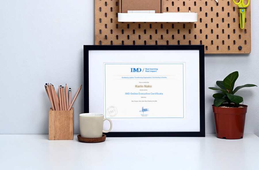 IMD Online Executive Certificate - IMD Business School