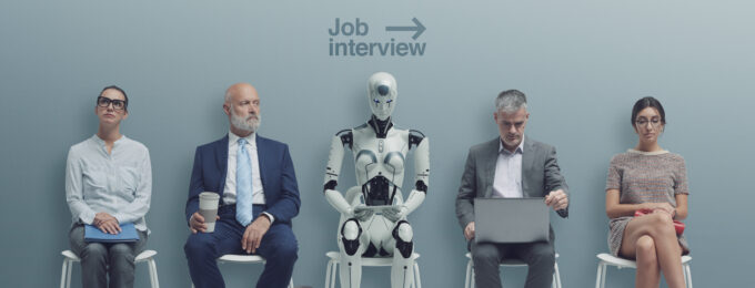 robot job interview