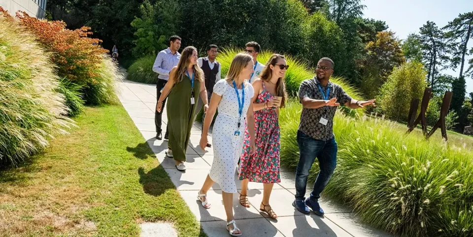 IMD MBA students on the IMD campus - IMD Business School