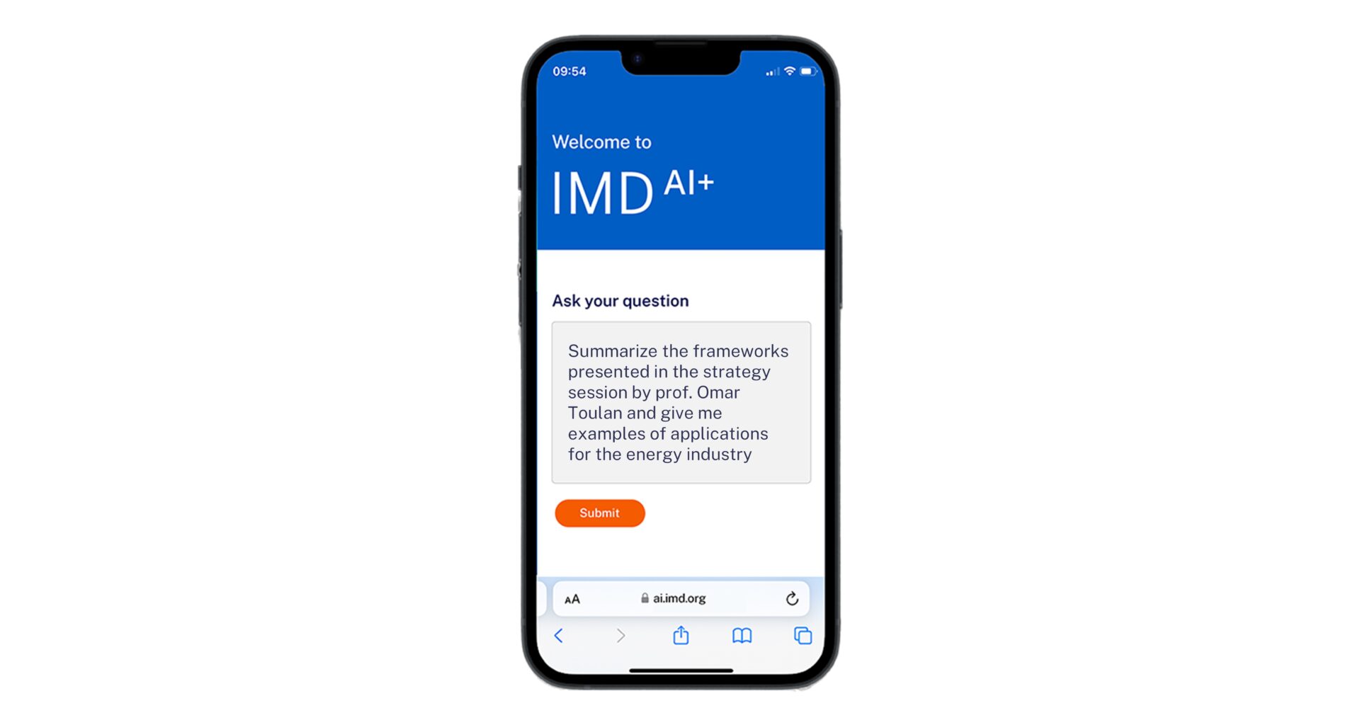 IMD AI+ web app - IMD Business School