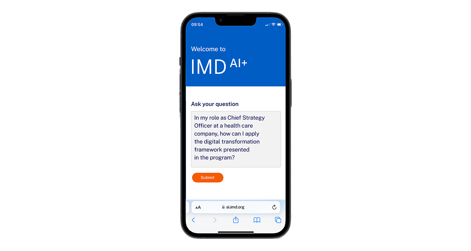 IMD AI+ - IMD Business School