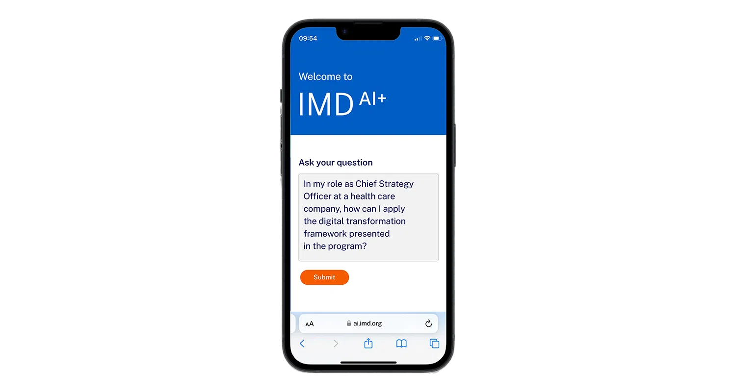 IMD AI+ - IMD Business School