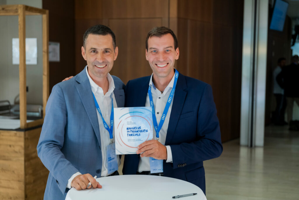 Major philanthropist event launch of French Philanthropy book - IMD Business School