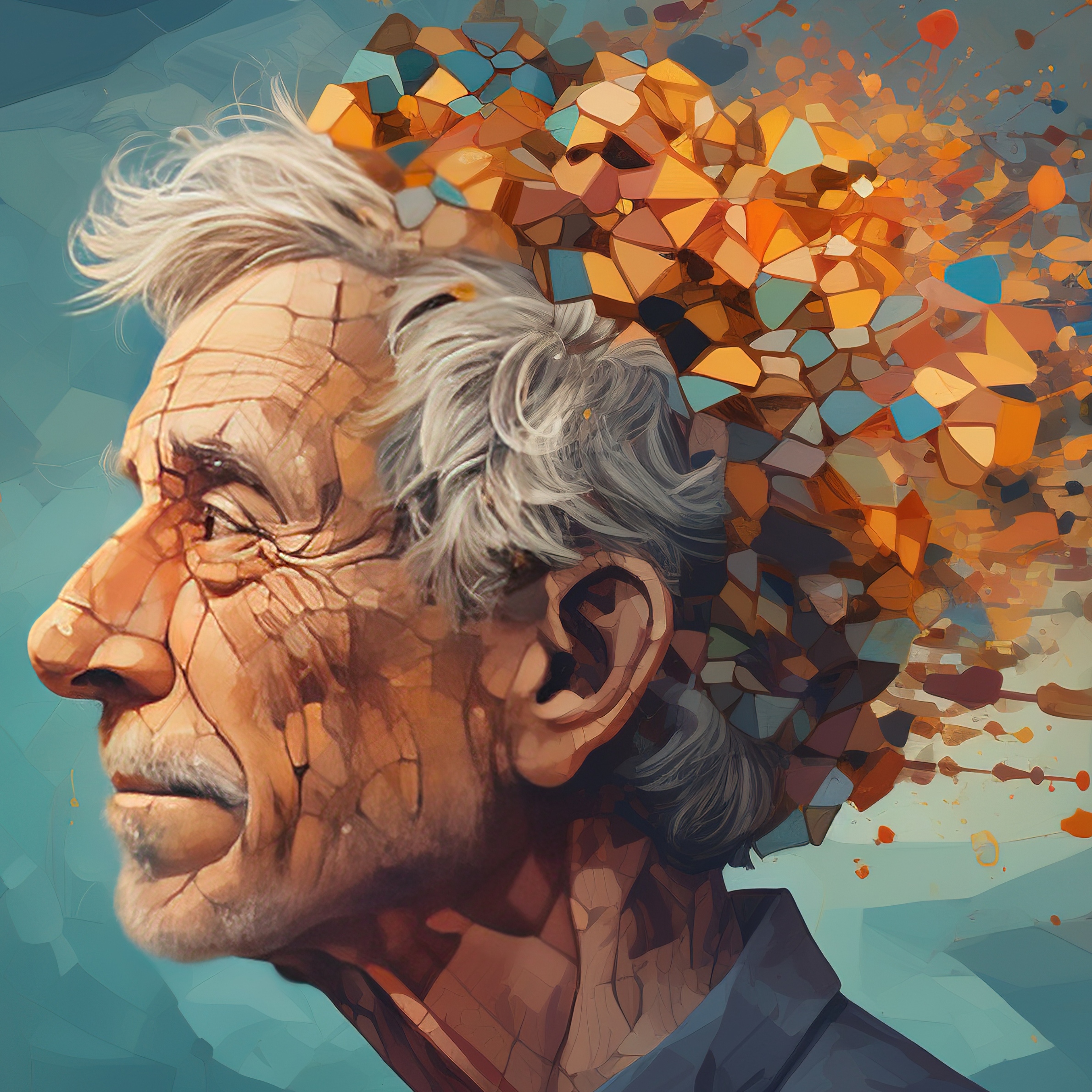 old man with lots of thoughts.