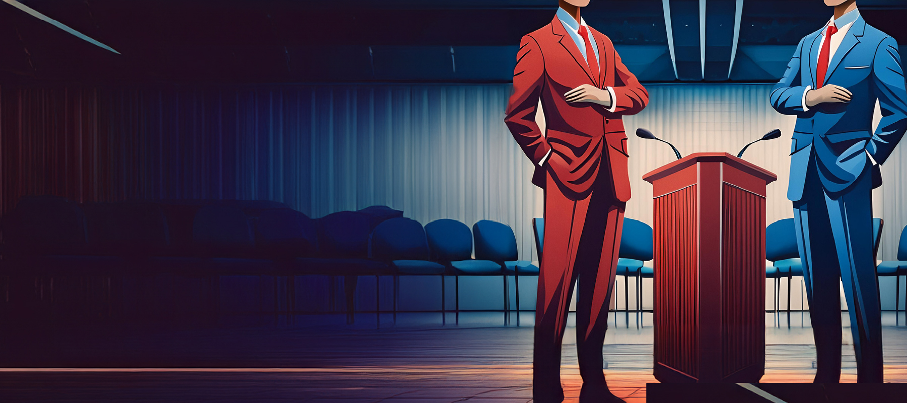 democrat vs republican suit depiction 2