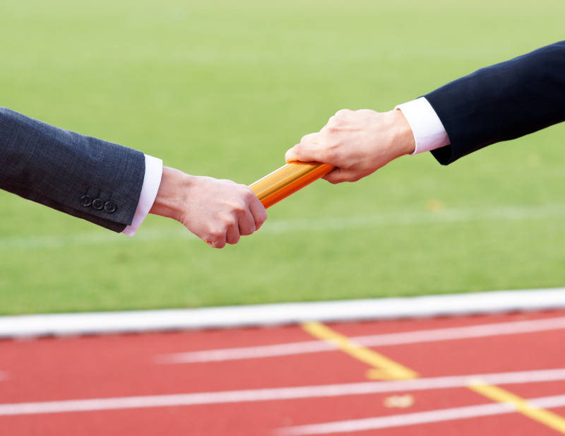 Teamwork partnership succession challenge competition business context